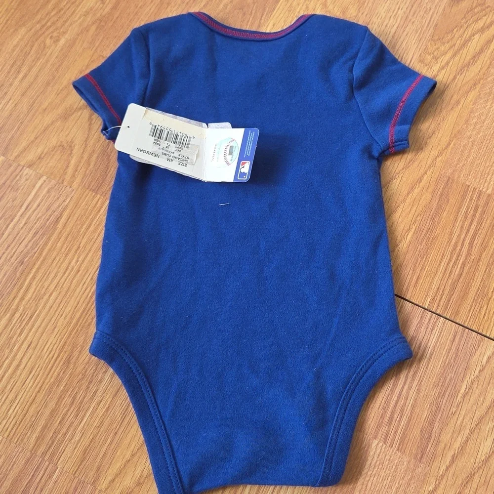 MLB Chicago Cubs NWT 6M Future Draft Pick Baseball Baby Fan 100% Cotton